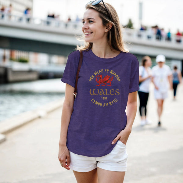 HEN WLAD FY NHADAU | WOMENS T-SHIRT