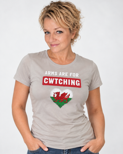ARMS ARE FOR CWTCHING | T-SHIRT