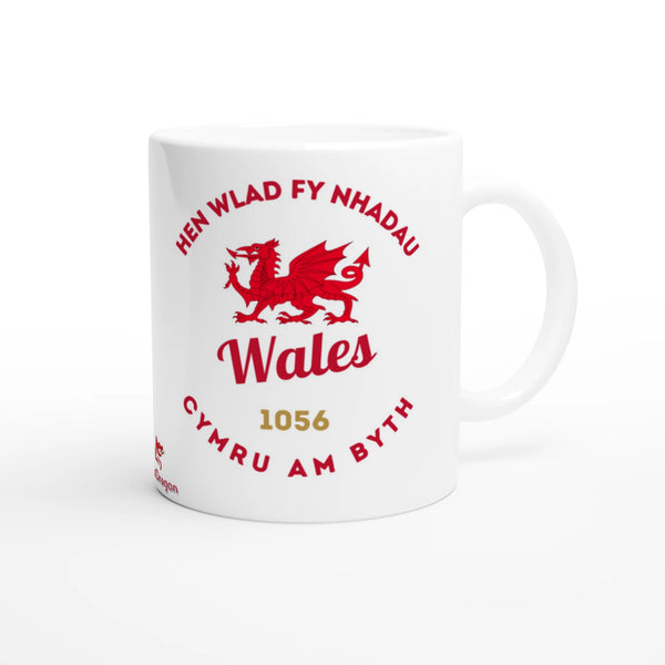 HEN WLAD FY NHADAU | White 11oz Ceramic Mug
