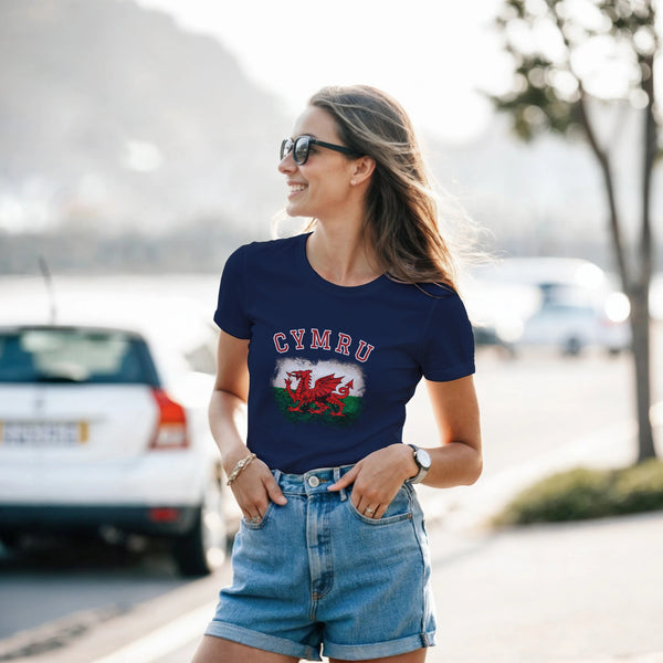 CYMRU DDRAIG GOCH | WOMENS T_SHIRT